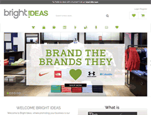 Tablet Screenshot of gobrightideas.com